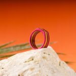 Bague 3D en Skateboard recyclé N°14 - T65 – Image 2