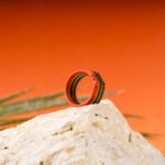 Bague 3D en Skateboard recyclé N°01 - T54 – Image 2