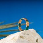 Bague Multiplis en Skateboard recyclé N°17 - T64 – Image 2