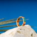 Bague Multiplis en Skateboard recyclé N°01 - T59 – Image 2