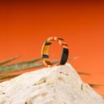 Bague Multiplis en Skateboard recyclé N°06 - T69 – Image 2