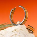 Grandes Créoles en Skateboard recyclé (la paire) - GC02 – Image 2