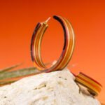 Grandes Créoles en Skateboard recyclé (la paire) N°05 – Image 2