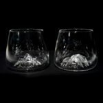 Lot de 2 verres Topographic Everest & Mont Blanc – Spiritueux en Verre Artisanal – Image 6