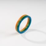 Bague Classique en Skateboard recyclé N°11 - T65