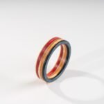 Bague Classique en Skateboard recyclé N°19 - T66
