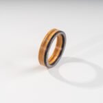 Bague Classique en Skateboard recyclé N°04 - T57