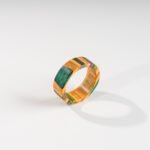 Bague Multiplis en Skateboard recyclé N°12 - T47