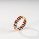 Bague Multiplis en Skateboard recyclé N°16 - T61