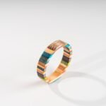 Bague Multiplis en Skateboard recyclé N°17 - T64