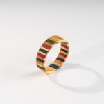 Bague Multiplis en Skateboard recyclé N°18 - T59