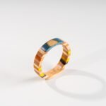 Bague Multiplis en Skateboard recyclé N°07 - T57