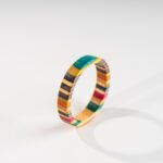 Bague Multiplis en Skateboard recyclé N°09 - T65