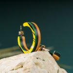 Créoles en Skateboard recyclé (la paire) N°15 – Image 2