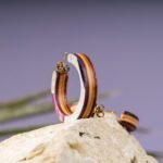 Créoles en Skateboard recyclé (la paire) N°07 – Image 2