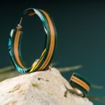 Grandes Créoles en Skateboard recyclé (la paire) N°03 – Image 2