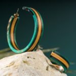 Grandes Créoles en Skateboard recyclé (la paire) N°07 – Image 2