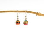 Boucles pendantes en Skateboard recyclé (la paire) N°01