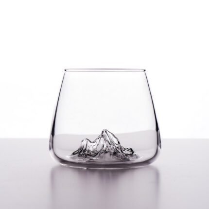Lot de 2 Verres Design Topographique