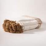 Plaid Berbere à pompons XL - Blanc