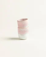 Tasse à Espresso Rose & Blanc 60 ml – Onomao – Image 3