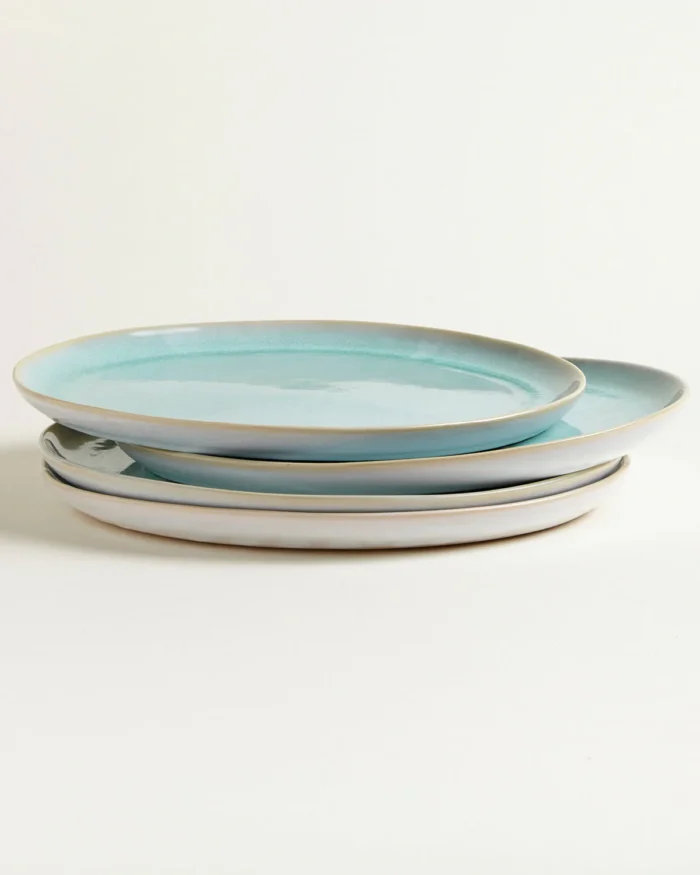 Grande Assiette 28 cm Turquoise – Onomao – Image 4