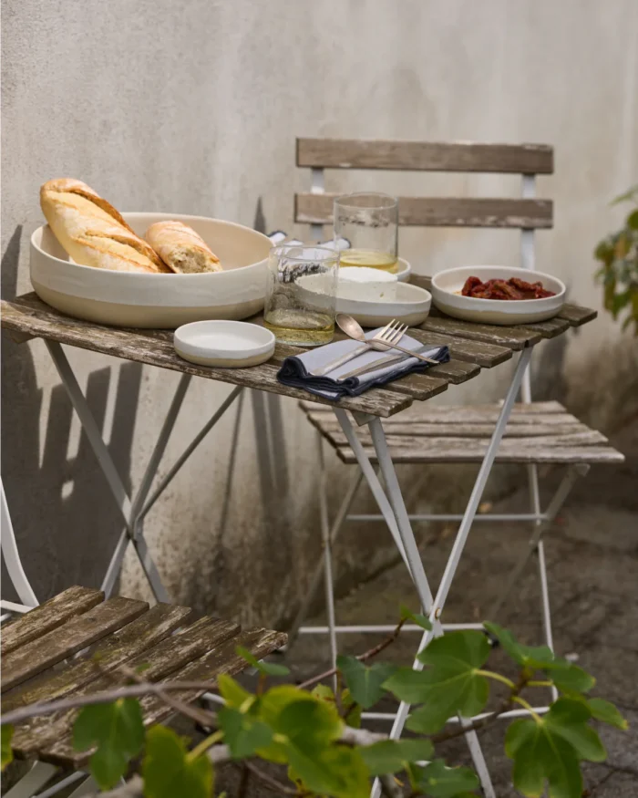 Assiette à tapas 11 cm Blanc Nature – Onomao – Image 2