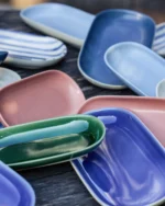 Plateau de présentation 35 × 17 cm Bleu Mer – Onomao – Image 4