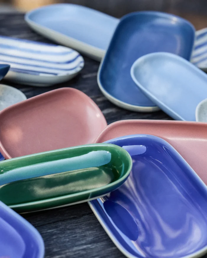 Plateau de présentation 35 × 17 cm Bleu Mer – Onomao – Image 4