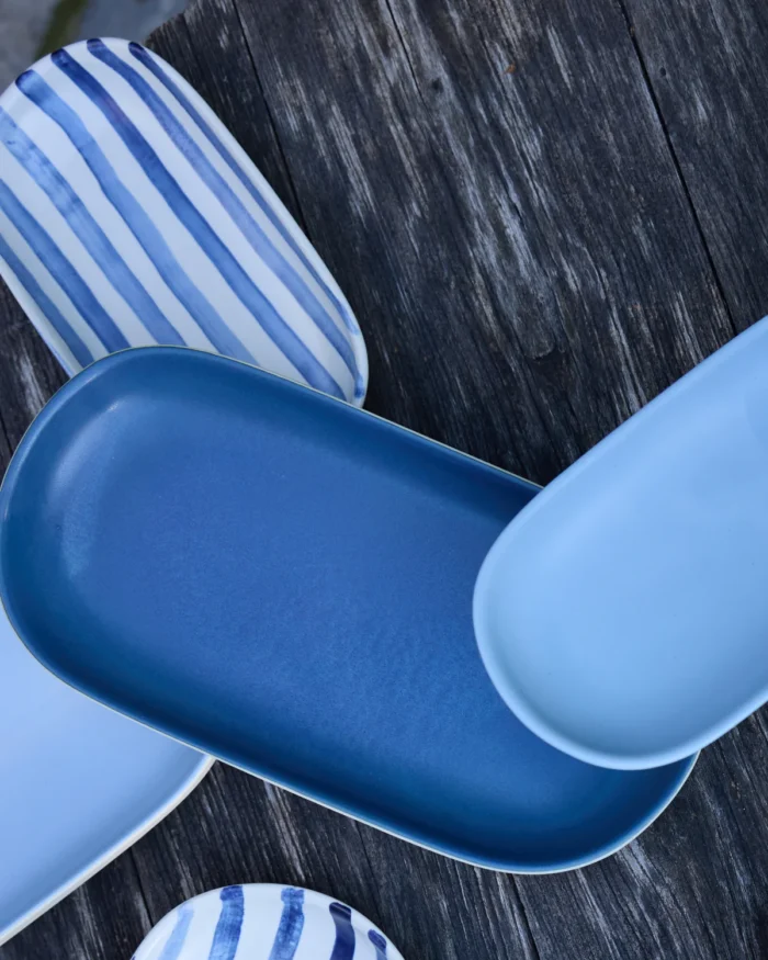 Plateau de présentation 35 × 17 cm Bleu Mer – Onomao – Image 3