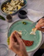 Grande Assiette 28 cm Turquoise – Onomao – Image 2