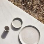 Assiette à Dessert 22 cm Blanc Nature – Onomao – Image 2