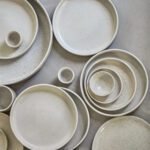 Assiette à Dessert 22 cm Blanc Nature – Onomao – Image 3