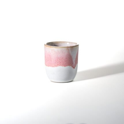 Tasse Expresso - Rose & blanc