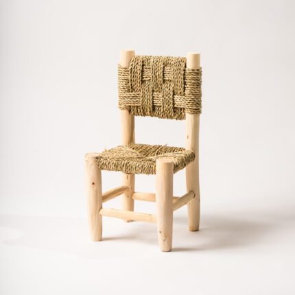 Chaise naturelle enfant