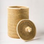 Panière Berbère 60 cm Pompon