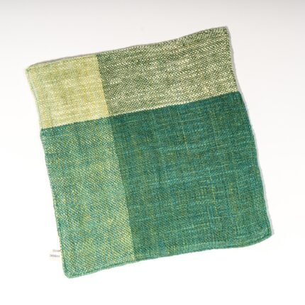 Face washer Laotien - 100% Coton - tissé et teinté à la main - Vert