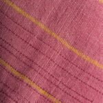 Serviette Laotienne - 100% Coton - tissée et teintée à la main - Nuances de rose – Image 2