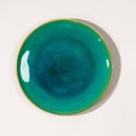 Assiette à dîner 27 cm Bleu Azur – Costa Nova Riviera (Grès fin)