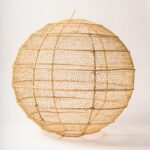 Suspension Boule Raffia - 70 cm