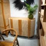 Commode en Teck et corde - 120 cm