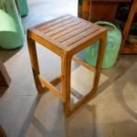 Tabouret en Teck - 70 cm