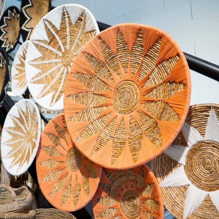 Décoration murale en feuilles de bananier - 1 – Image 2