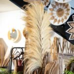 Feuille de Rayung colorée décorative