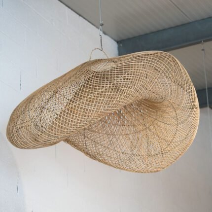 Suspension en rotin XXL - 120 cm
