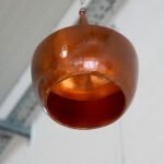 Suspension en Cuivre martelé - Naturel - 25 cm – Image 3