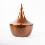 Suspension en Cuivre martelé - Naturel - 25 cm