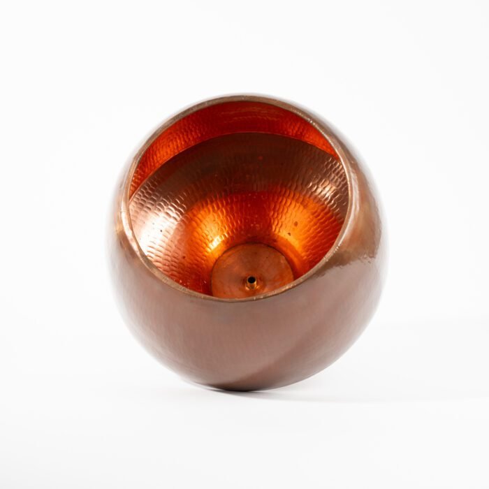 Suspension en Cuivre martelé - Naturel - 25 cm – Image 2