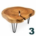 Table basse Suar et métal – Image 4