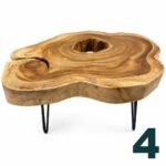 Table basse Suar et métal – Image 5